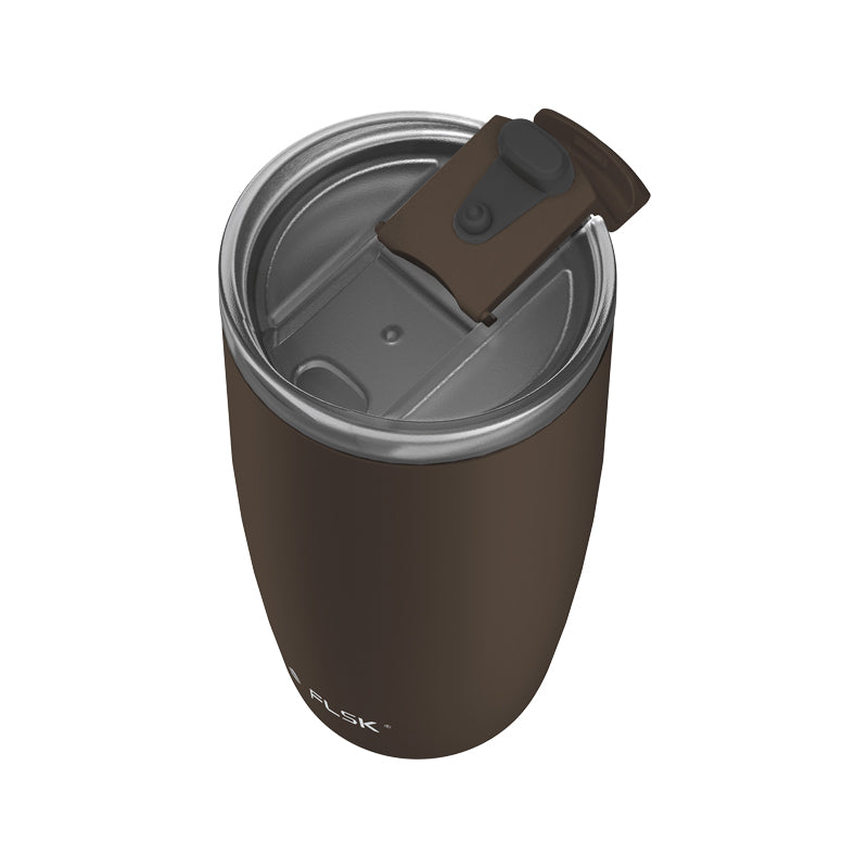 Patentierter Safe Guard Lock-Verschluss bei Kaffeebecher to go von FLSK