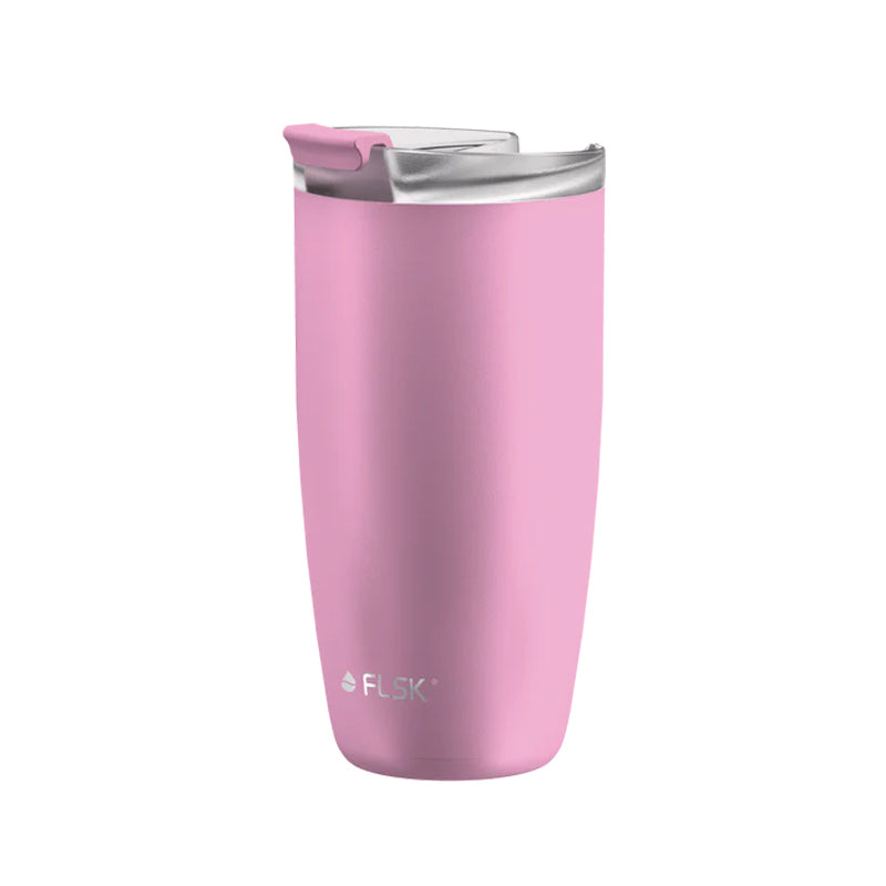 FLSK Edelstahl Thermobecher - Kaffeebecher to go Farbe Rosa / Blossom - 500 ml im Home-and-Kitchen Online Shop | color:blossom