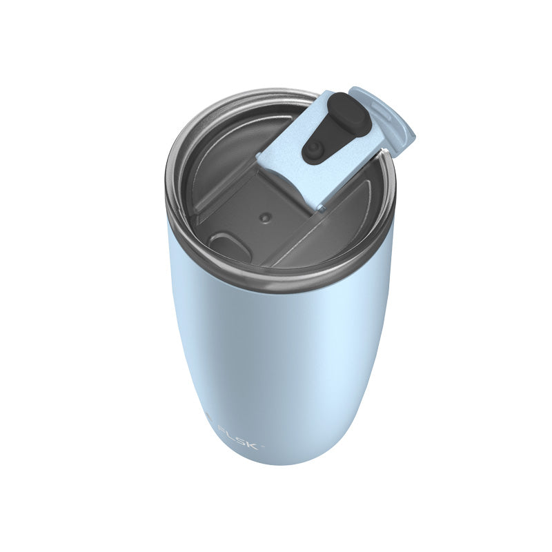 FLSK Edelstahl Thermobecher - Kaffeebecher to go Deckel Farbe Polar / Hellblau - 500 ml im Home-and-Kitchen Online Shop | color:polar