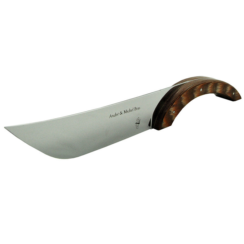 Seitenansicht des Forge de Laguiole Käsemessers BRAS - 28,5 cm im Home-and-Kitchen Online Shop