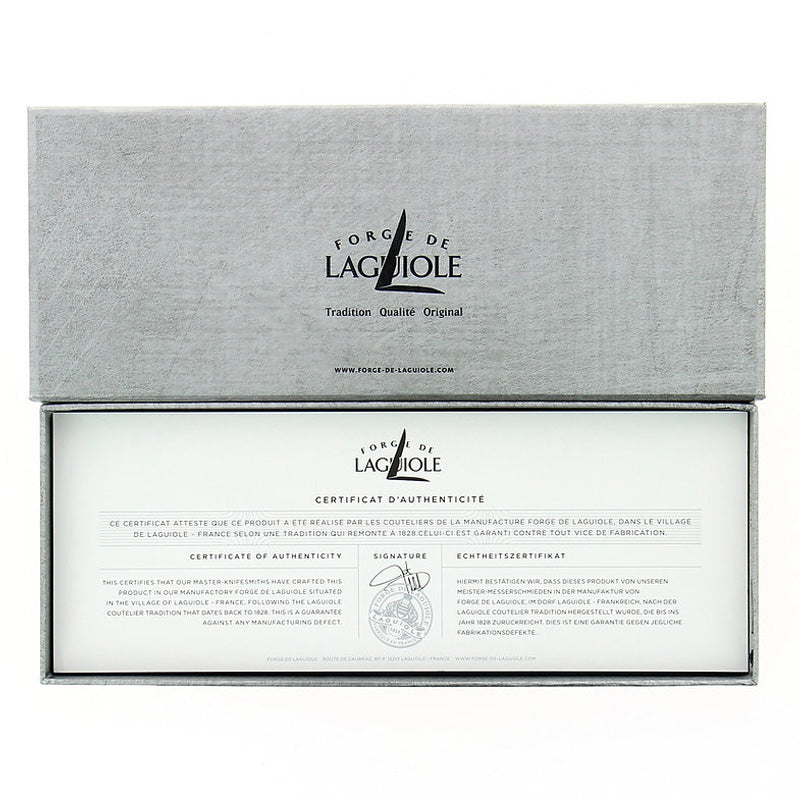 Echtheitszertifikat für alle Forge de Laguiole Sommeliermesser  im Home-and-Kitchen Online Shop