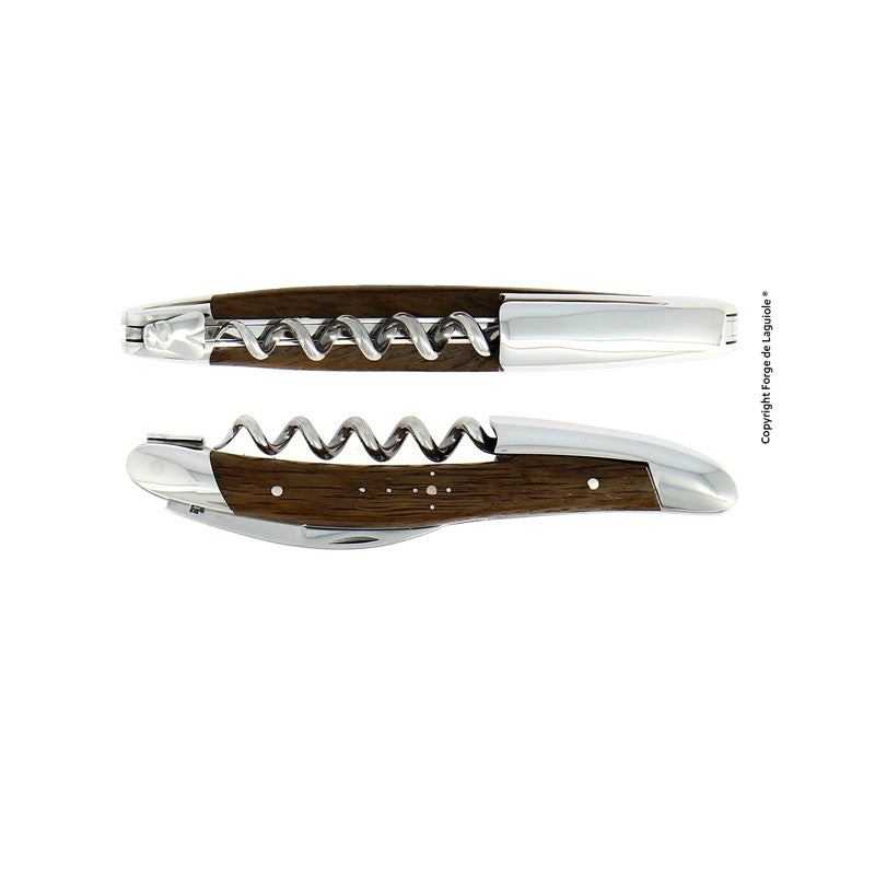 Forge de Laguiole Sommeliermesser - Griff Mooreiche - glänzend, im Home-and-Kitchen Online Shop
