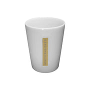 Goldscherben Porzellan Kaffeebecher - weiß, Motiv Muntermacher, 280 ml, im Home-and-Kitchen Online Shop