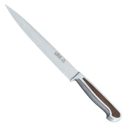 Eisgehärtet und handgeschärft: DELTA Schinkenmesser von Güde Messer Solingen, Griffschalen aus Holz der Räuchereiche, Design-Award-Gewinner. Online-Shop Home-and-Kitchen.de