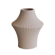 Home Delight Keramik-Vase Lana in der Farbe rosa. Gefertigt in Handarbeit, mit dezentem Rillenmuster, 15,2 cm hoch, Durchmesser 13,5 cm. Online-Shop Home-and-Kitchen.de