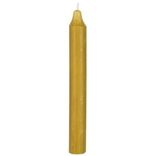 Curry Stabkerze von IB Laursen
6 verschiedene Farben, gleichmäßiges Abbrennen, rustikale Verarbeitung,
Höhe 18 cm, Ø 2,2 cm
8 Stunden Brenndauer
