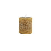 Stumpenkerzen/Blockkerzen von IB Laursen, mustard, Höhe
7,5 cm,  rustikale Verarbeitung,
gleichmässiges Abbrennen