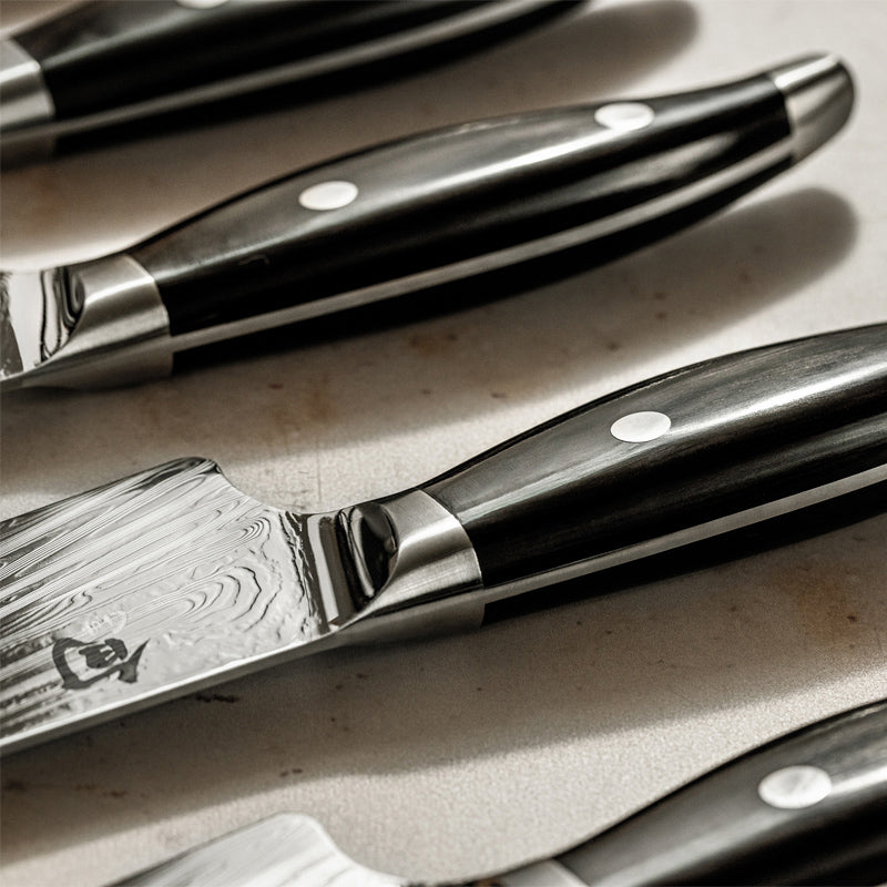 KAI - Serie: Shun Nagare Black, angenietete Griffschalen aus schwarzem Pakkaholz
Online-Shop Home-and-Kitchen.de