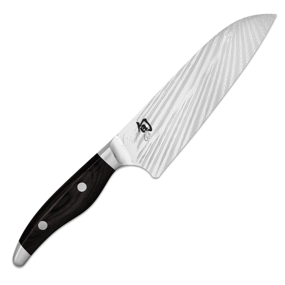 Santoku - Messer von KAI - Serie: Shun Nagare Black, handgefertigt in Japan, beidseitig geschliffen, Griff aus Pakkaholz, schwarz.
Online-Shop Home-and-Kitchen.de

