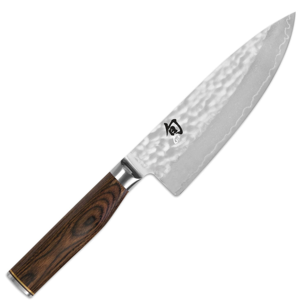 Kochmesser von KAI - Serie: Shun Premier Tim Mälzer, handgefertigt in Japan, beidseitig geschliffen, Klinge mit Hammerschlag-Oberfläche, Griff aus Pakkaholz für Rechts- und Linkshänder
Online-Shop Home-and-Kitchen.de