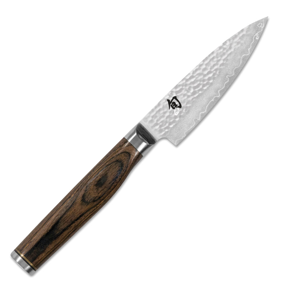 Officemesser von KAI- Serie: Shun Premier Tim Mälzer, beidseitig gerschliffen, aus der Premium-Serie, handgefertigt in Japan, , Gewicht: 77 g.
Griff aus Pakkaholz, braun-meliert .
Online-Shop Home-and-Kitchen.de