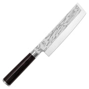 Usuba Messer von KAI - Serie: Shun Pro Sho, Klinge mit moderner Ätztechnik, handgefertigt in Japan, einseitiger Schliff, Griff aus schwarzem Pakkaholz, im Online-Shop Home-and-Kitchen.de


