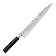 Yanagiba Messer von KAI in 2 Größen
Serie: Shun Pro Sho, Klinge mit moderner Ätztechnik, aus Japan, 
einseitiger Klingenschliff, Griffschale aus schwarzem Pakkaholz.
Online-Shop Home-and-Kitchen.de
