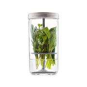 Kräuter - Aufbewahrungsglas von Kilner mit integriertem Halter, 1 Liter, 
längere Haltbarkeit von frischen Kräutern im Kühlschrank, ideal für Kräuterreste
