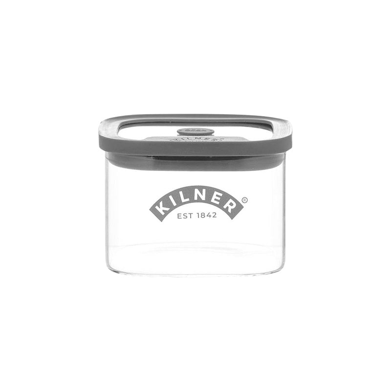 FRESH STORAGE - Aufbewahrungsgläser von Kilner in 3 Größen verfügbar, Volumen  0,5 l, 1,0 l oder 1,5 l. Mit integrierter Vakuumversiegelung, stapelbar.
