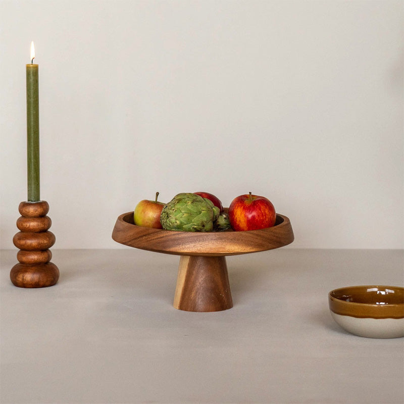 Moderne Holzschale von Kinta, geeignet als Obstschale oder auch als Deko 