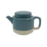 Zweifarbige CYL Teekannen von KINTA, 
Steingut, FAIR TRADE und nachhaltig produziert, Farbe Blau/Beige,  Höhe 13 cm, Ø 13 cm / Volumen 950 m
Online-Shop Home-and-Kitchen.de 
