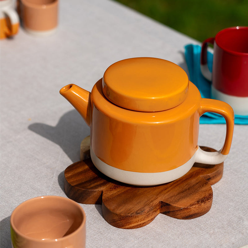 Auch für den Outdoor-Bereich: Zweifarbige CYL Teekannen von KINTA, Steingut, Höhe 13 cm, Ø 13 cm / Volumen 950 m
Online-Shop Home-and-Kitchen.de 