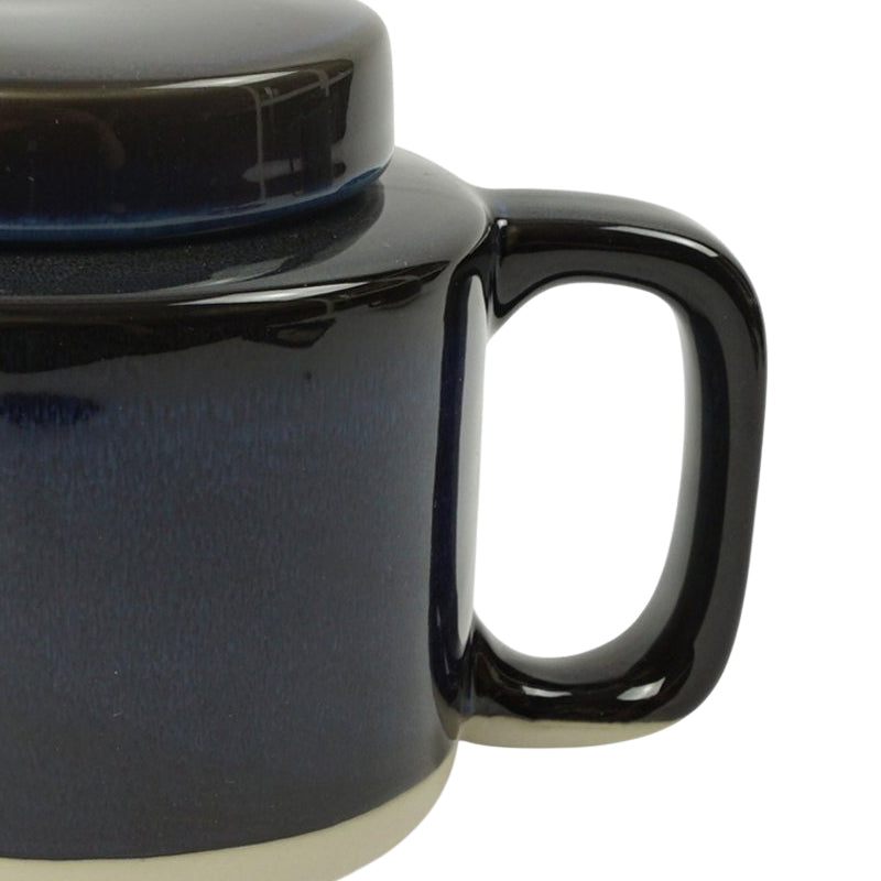 Großer Henkel an zweifarbiger  Teekanne CYL von KINTA, 
Steingut, Höhe 13 cm, Ø 13 cm / Volumen 950 m
Online-Shop Home-and-Kitchen.de