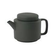 Schwarz/matte CYL Teekannen von KINTA, Steingut, innen glasiert
großer Deckel und Griff, 
FAIR TRADE und nachhaltig produziert
Größe 950 ml: Höhe 13,5 cm, Ø 13,5 cm, Online-Shop Home-and-Kitchen.de