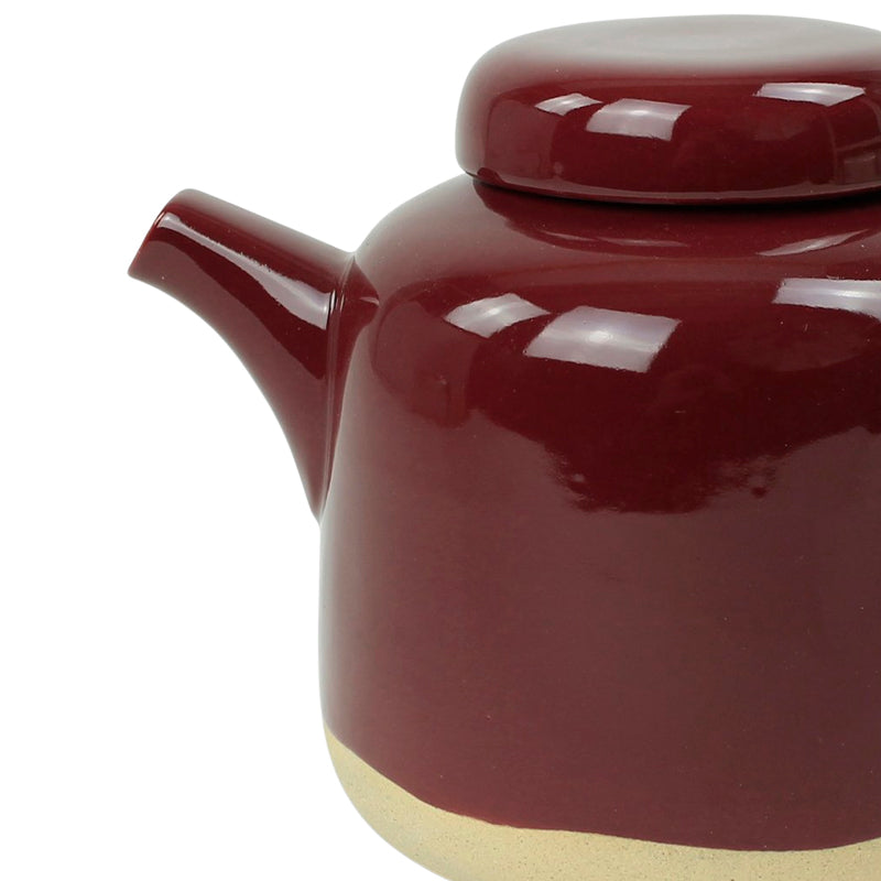 Ausgießer an RUTUNDA Teekannen von KINTA, Farbe_ Brombeer, glänzend glasiert, mit kleinen Sprenkeln, Online-Shop Home-and-Kitchen.de