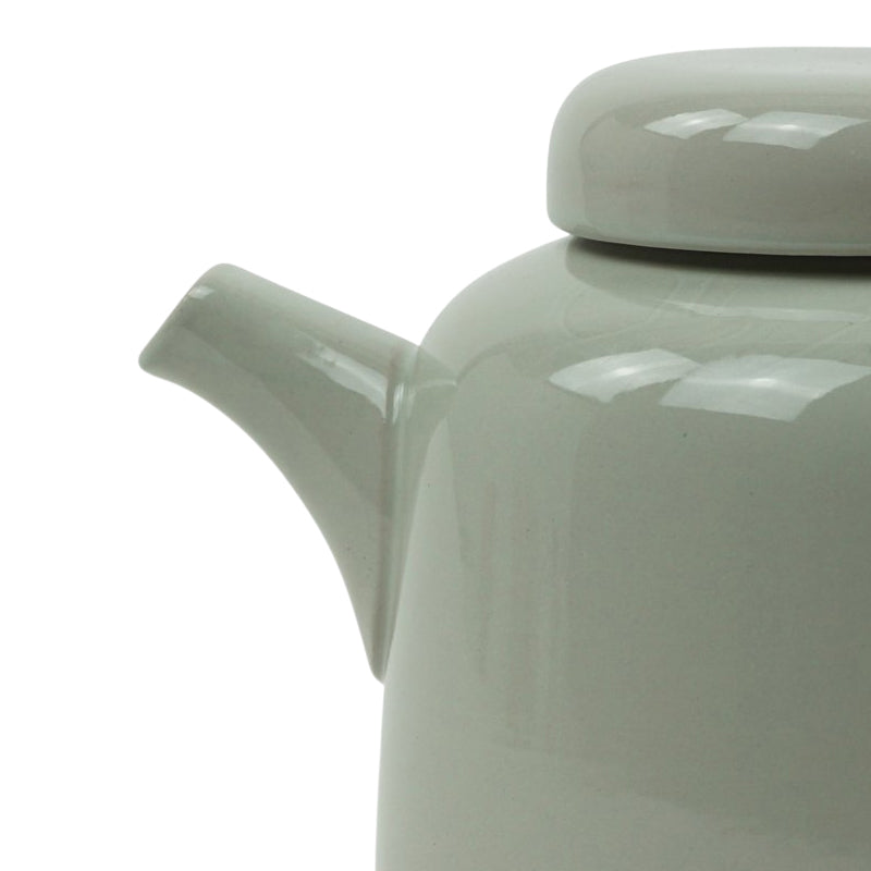 Ausgießer an RUTUNDA Teekannen von KINTA, glänzend glasiert, mint-blau, mit kleinen Sprenkeln, Online-Shop Home-and-Kitchen.de