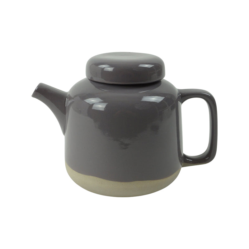 RUTUNDA Teekannen von KINTA, glänzend glasiert,lila, mit kleinen Sprenkeln, FAIR TRADE und nachhaltig produziert, Höhe 14 cm, Ø 12 cm, 1250 ml,  Online-Shop Home-and-Kitchen.de