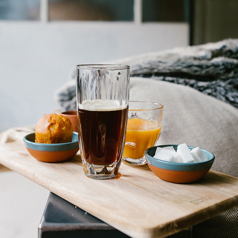La Rochere Longdrinkgläser LILY, 350 ml, auch Cocktailgläser, für kalte und warme Getränk, moderne Form, robuste Qualität