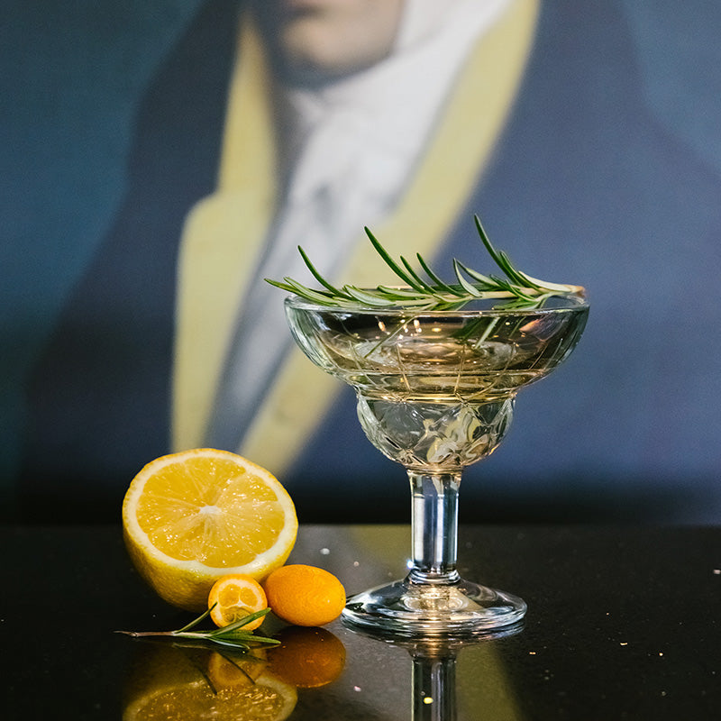 Cocktailgläser CHICAGO von La Rochere im 6er Set, 210 ml, Design der 20er Jahre, massives Pressglas