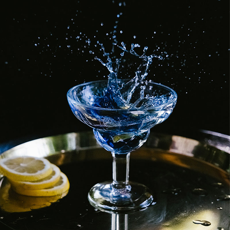 6er Set Cocktailgläser CHICAGO von La Rochere, 210 ml, auch für Desserts, massives Pressglas, alltagstauglich