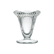 Klassischer Eisbecher CADETTE - auch für Desserts, von La Rochere, 200 ml, im 6er Set, 12 cm hoch, Facettenschliff.