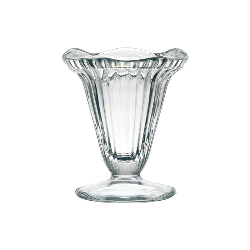 Klassischer Eisbecher CADETTE - auch für Desserts, von La Rochere, 200 ml, im 6er Set, 12 cm hoch, Facettenschliff.