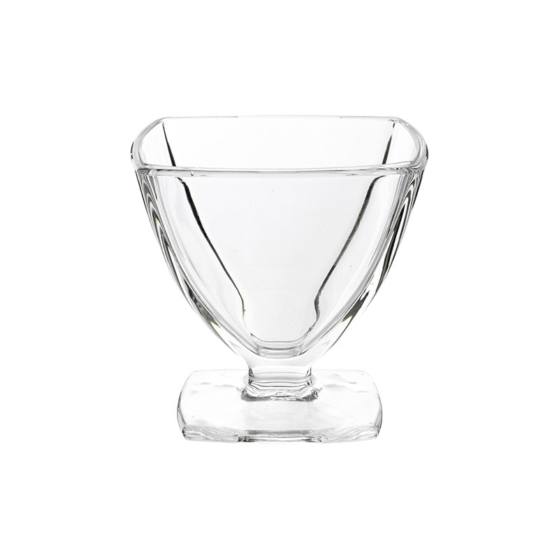 Moderner Eisbecher CARAT von La Rochere, 6er Set, 190 ml, viereckige Form, auch für Vorspeisen und Desserts