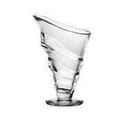 Hoher Eisbecher CIRCEE mit schräger Öffnung im 6er Set, 250 ml,  im eleganten Facettenschliff, von La Rochere