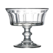 Stilvolle Eisbecher PERIGORD aus der französischen Manufaktur La Rochere, 
ineinander stapelbar,
geschwungener Stiel
220 ml Volumen, im 6er Set
in Frankreich oft als Champagnerschale genutzt
