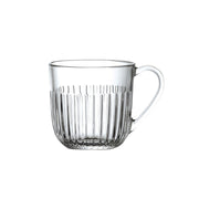Glas-Kaffeetasse Quessant von La Rochere im 6er Set, 250 ml,  passend für viele Kaffeeautomaten, klare, moderne Optik, sicheres Greifen bei heißen Getränken