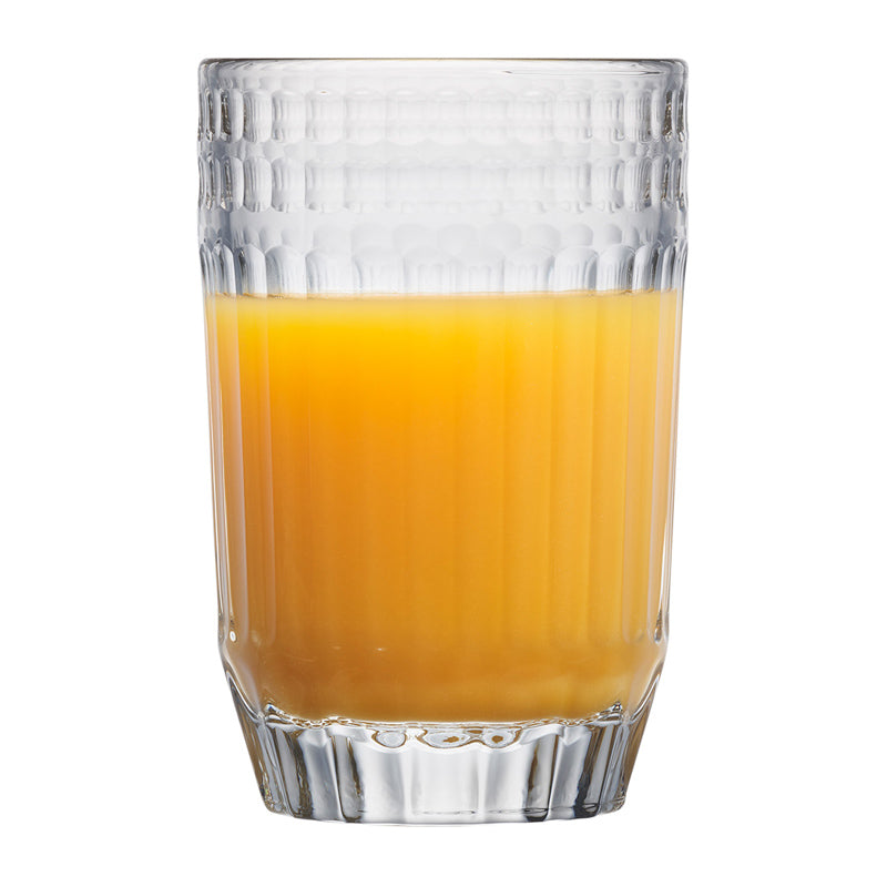 Elegantes, schlankes Longdrinkglas COTES von La Rochere, 360 ml, 6er Set, mit angenehmer Griffigkeit, kombinierbar mit Wein- und Trinkgläsern der gleichen Serie