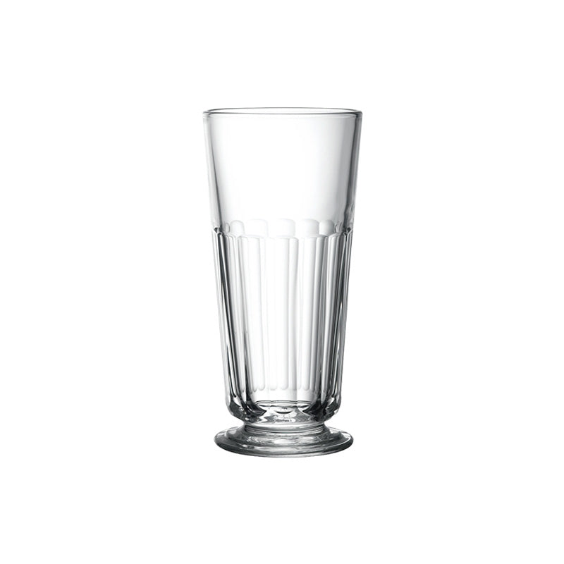 Hohe Longdrinkgläser PERIGORD von La Rochere aus Frankreich, 
klassisches, vertikales Muster bis zur Mitte des Glases, 
370 ml, werden  auch als Biergläser oder Eisbecher mit vielen Toppings genutzt
Spülmaschinengeeignet
Höhe 16,8 cm / Ø 8 cm - 6er Set