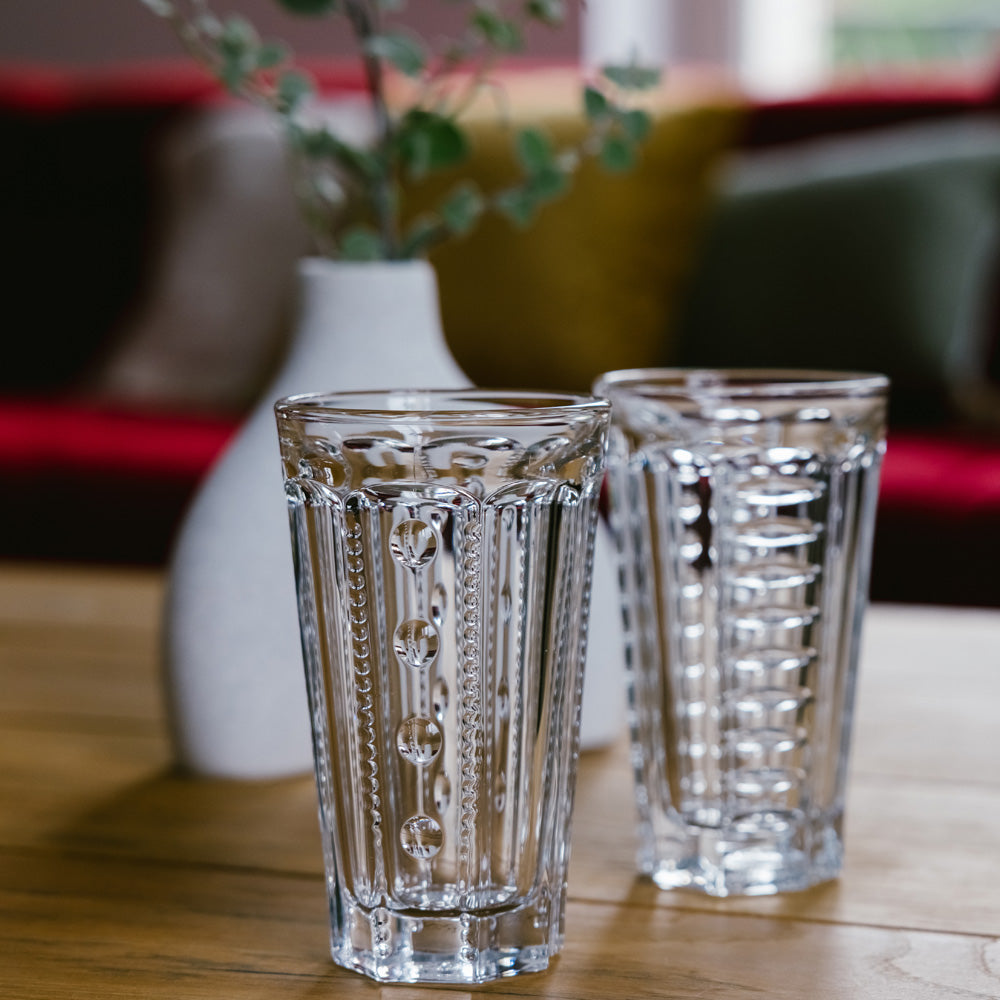 Longdrinkgläser/Biergläser SAGA REARLS, 6er Set, 350 ml, kombinierbar mit Amande aus der gleichnamigen Serie, auch als Dessert-oder Wassergläser