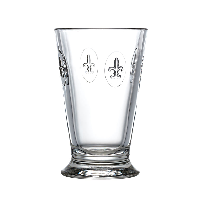 La Rochere Longdrinkgläser FLEUR DES LYS, 300 ml im 6er Set, für Cocktails und Longdrinks, mit dezentem Lilien-Relief