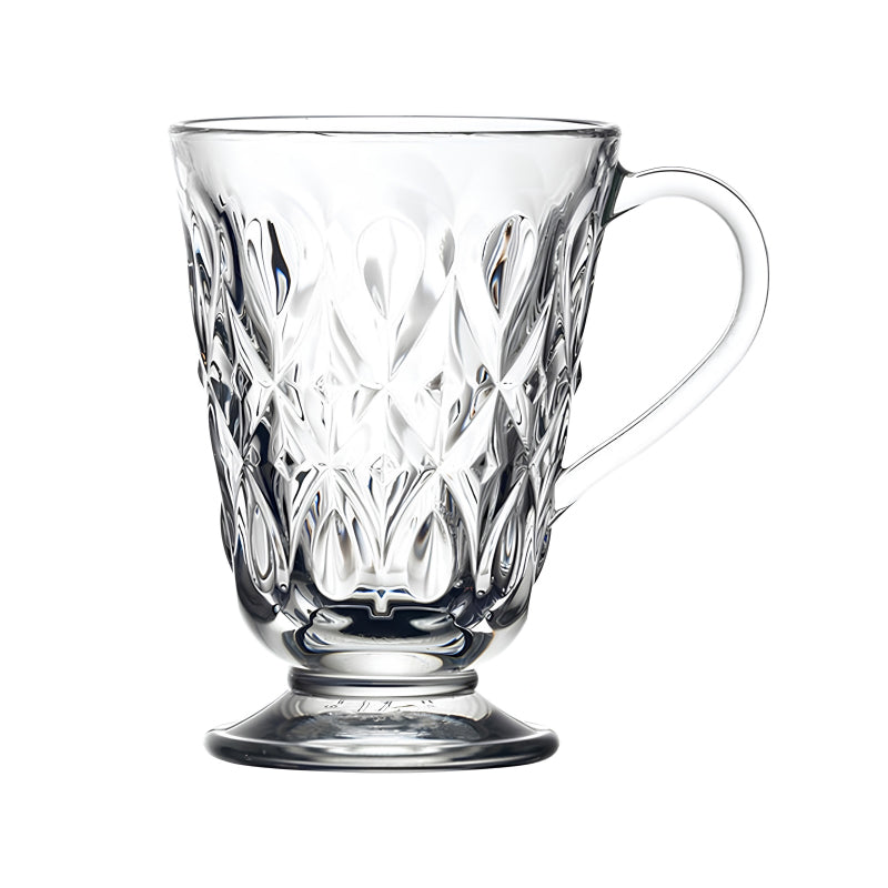LYONNAIS-Glastassen, von La Rochere, 270 ml Fassungsvermögen, im 6er Set, zierlicher Standfuß, ergonomische Henkel, für jede Kaffeetafel
