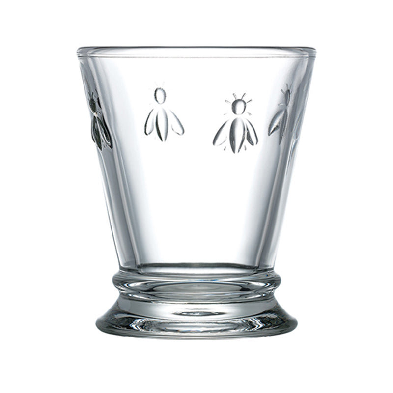 La Rochere Trinkgläser ABEILLE im 6er Set, 260 ml, mit Bienen-Relief, auch für Cocktail- und Mixgetränke