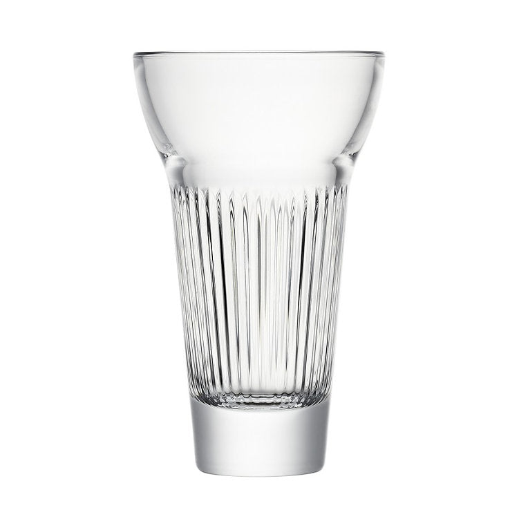 Trinkgläser MARIUS, 6er Set, 220 ml, auch als Aperitifgläser, ungewöhnliches Design, modern, fein geriffelter Fuß