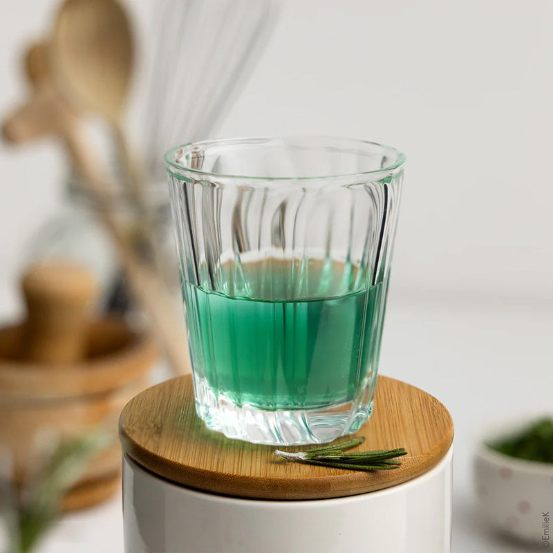 Trinkgläser ONDE mit Wellenschliff von La Rochere im 6er Set, 280 ml, auffälliges Design, flexibel einsetzbar, auch für Vorspeisen und Desserts