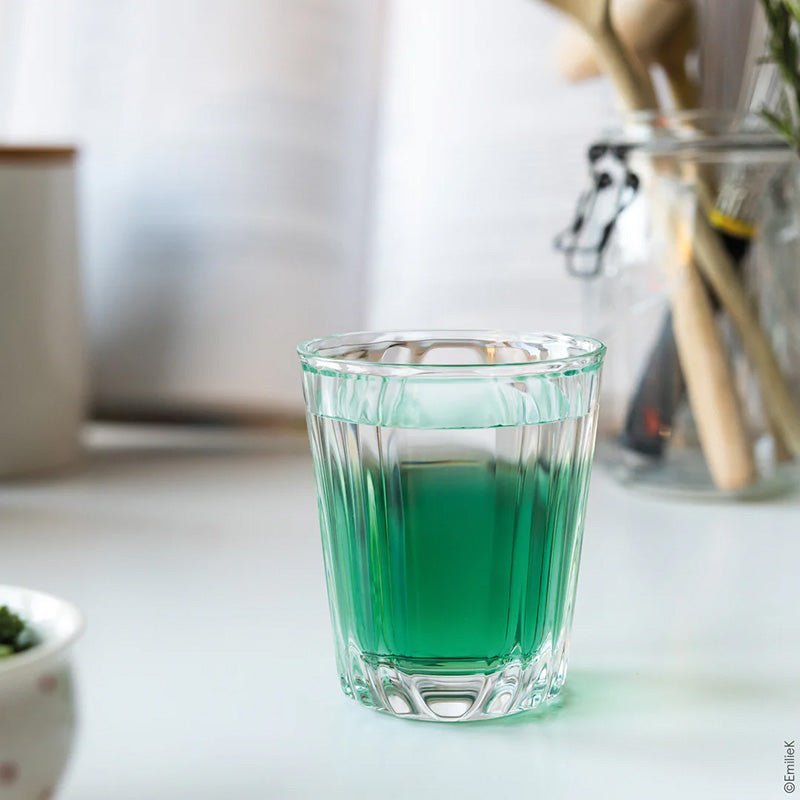 Trinkgläser ONDE mit horizontaler Wellenstruktur, auffälliges Design, 6er Set, 28 ml, von La Rochere, im Online-Shop home-and-kitchen.de