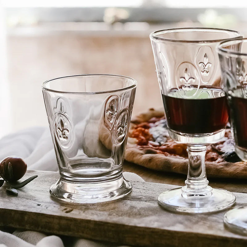 La Rochere Trinkgläser FLEUR DE LYS, 250 ml, im 6er Set, auch für Cocktails und Mixgetränke, Desserts und Vorspeisen