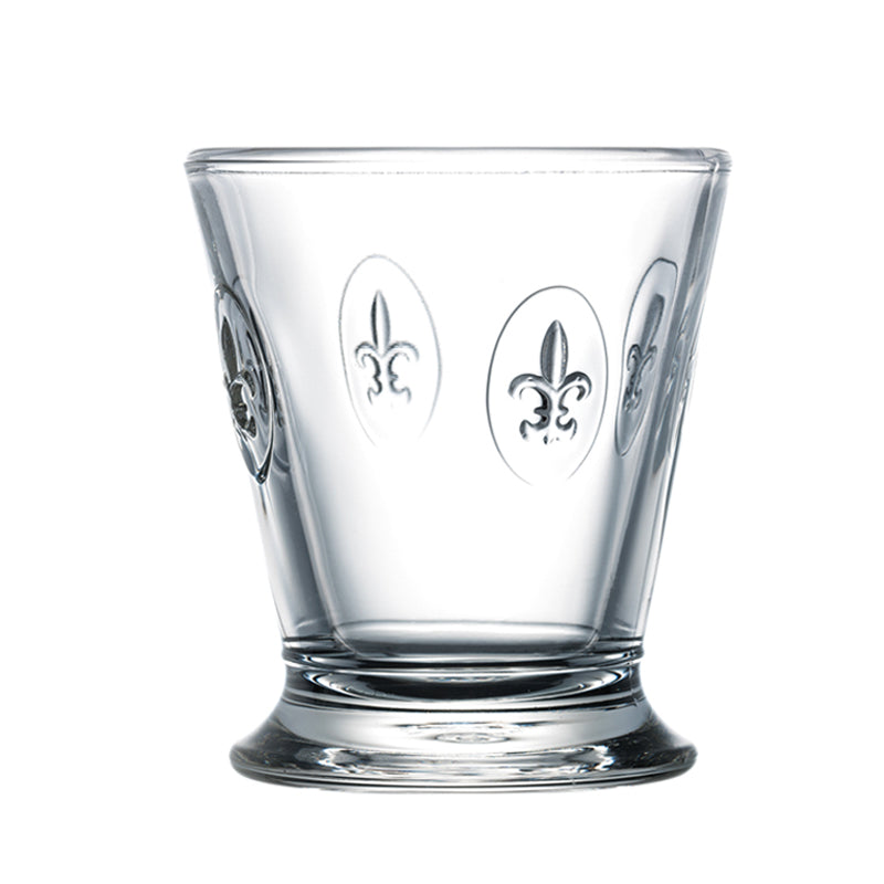 Trinkgläser FLEUR DE LYS von La Rochere im 6er Set, 250 ml, mit stilisierter Lilienblüte, alltagstauglich