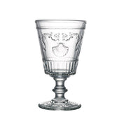 Rotweinglas aus der Serie VERSAILLES, 400 ml, im 6er Set, mit Muschel- und Rankenrelief, auch für Aperitifs und Schorlen geeignet