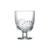 Weingläseer Belle Ile im 6er Set, 320 ml,
von La Rochere, mit einem Muschel-Relief, kurzer Stil, stapelbar, auch als Wasser- und Saftgläser