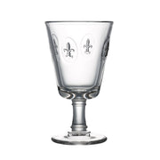 Weingläser FLEUR DE LYS von La Rochere im 6er Set, 240 ml, mit Lilien-Relief, kombinierbar mit anderen Gläsern der Serie, auch für Vorspeisen und Desserts